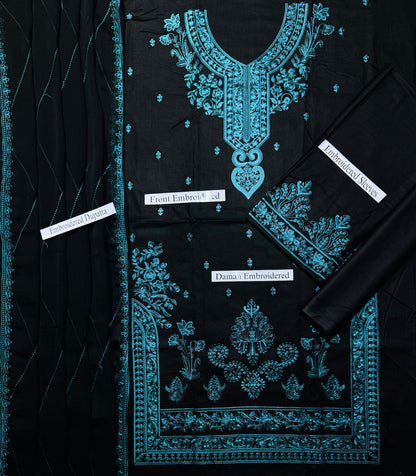 Bareeze - Premium Unstitched - Embroidered Lawn 3pc Suit