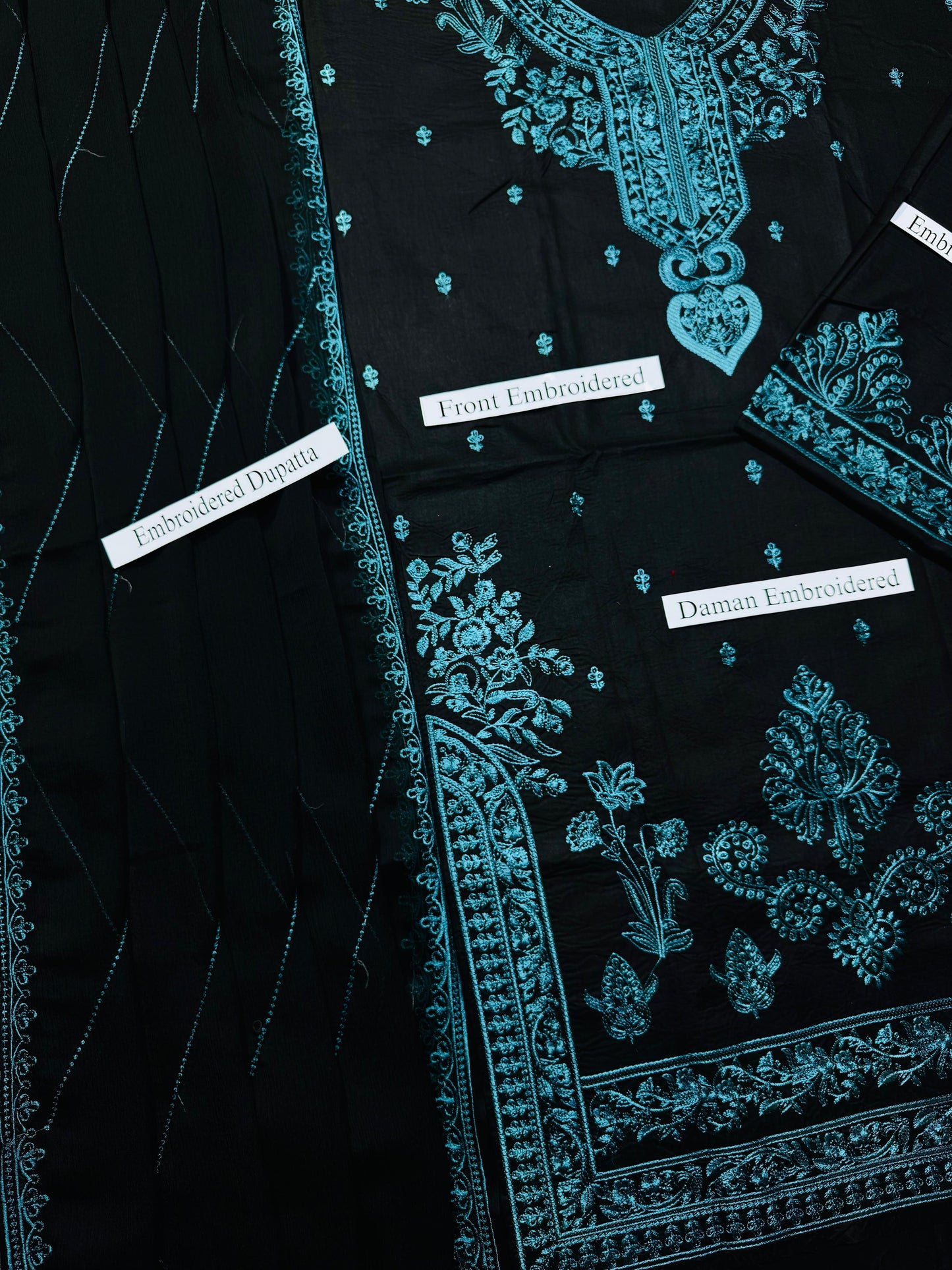 Bareeze - Premium Unstitched - Embroidered Lawn 3pc Suit