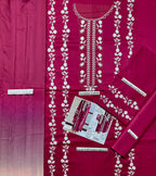 Alizeh - Premium Unstitched - Embroidered Lawn 3pc Suit