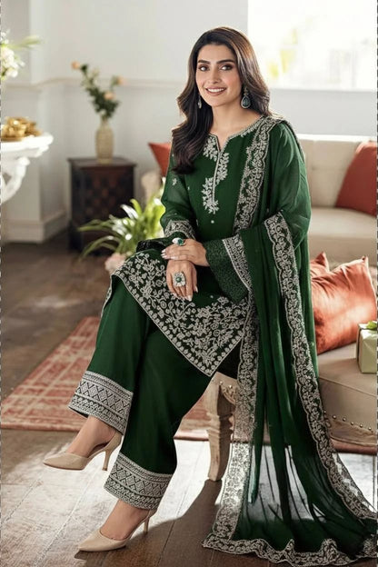 Azure - Premium Unstitched - Embroidered Lawn 3pc Suit