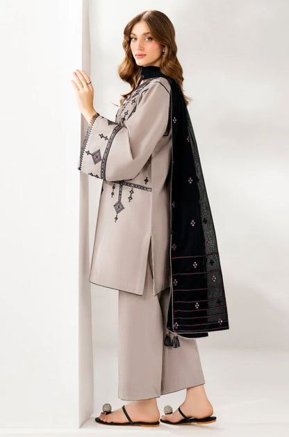 Jazmin - Heavy Embroidered - Unstitched Lawn 3pc Suit