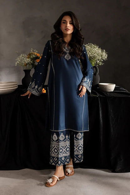 Zara - Premium Unstitched - Embroidered Lawn 3pc Suit