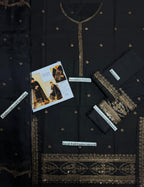 Dyot - Premium Unstitched - Embroidered Lawn 3pc Suit