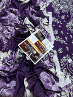 Hussain Rehar - Premium Unstitched - Embroidered Lawn 3pc Suit