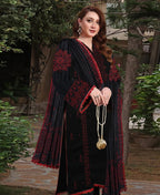 Aneelas Premium Embroidered Unstitched Lawn 3pc Suit