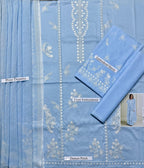 Cross Stitch - Premium Unstitched - Embroidered Lawn 3pc Suit