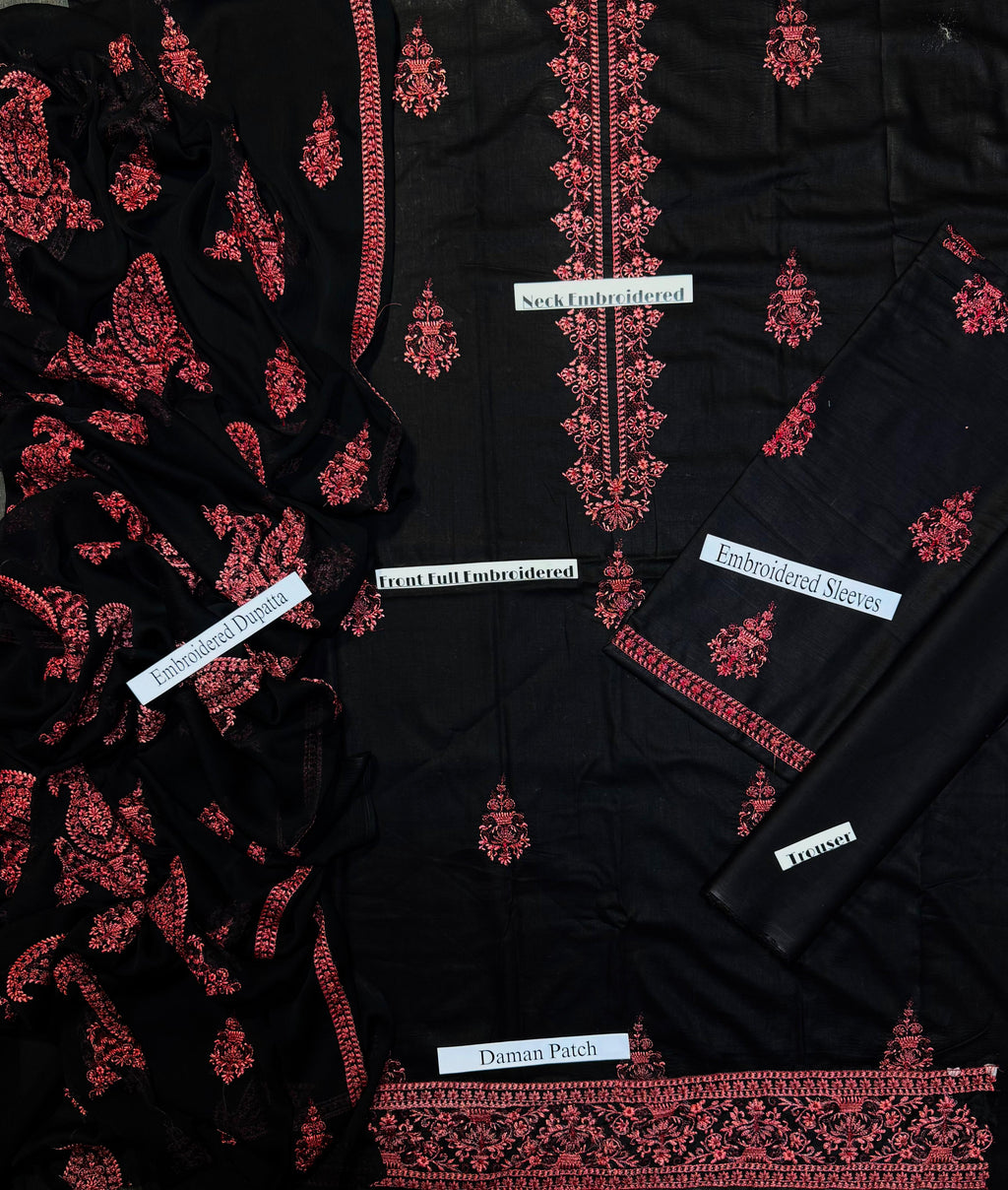 Bareeze - Premium Unstitched - Embroidered Lawn 3pc Suit