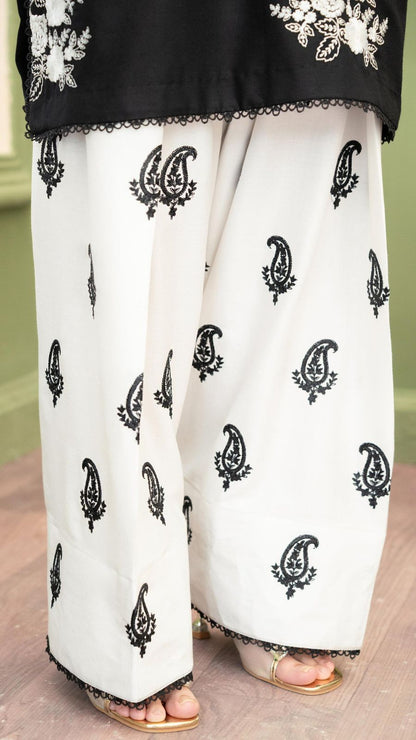 Zara - Premium Unstitched - Embroidered Lawn 3pc Suit