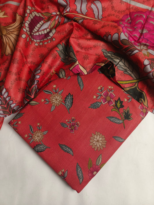 Unstitched - Khaddar 3pc Printed Suit