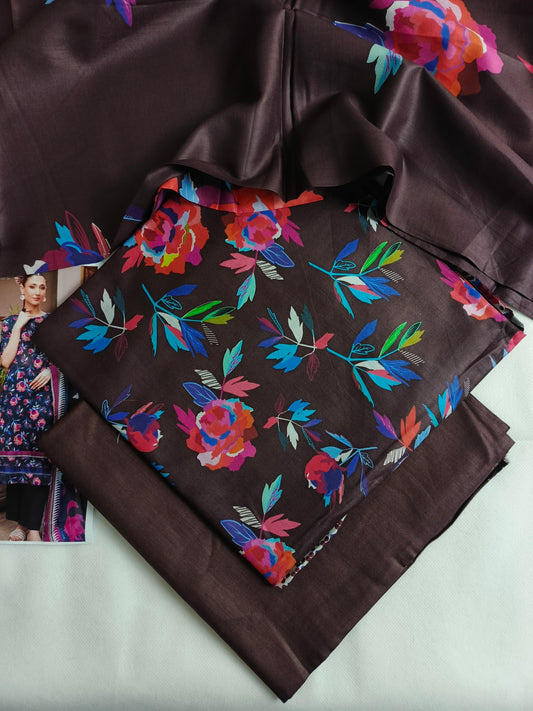 Unstitched - Lawn 3pc Printed Suit