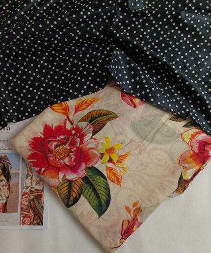 Unstitched - Lawn 3pc Printed Suit