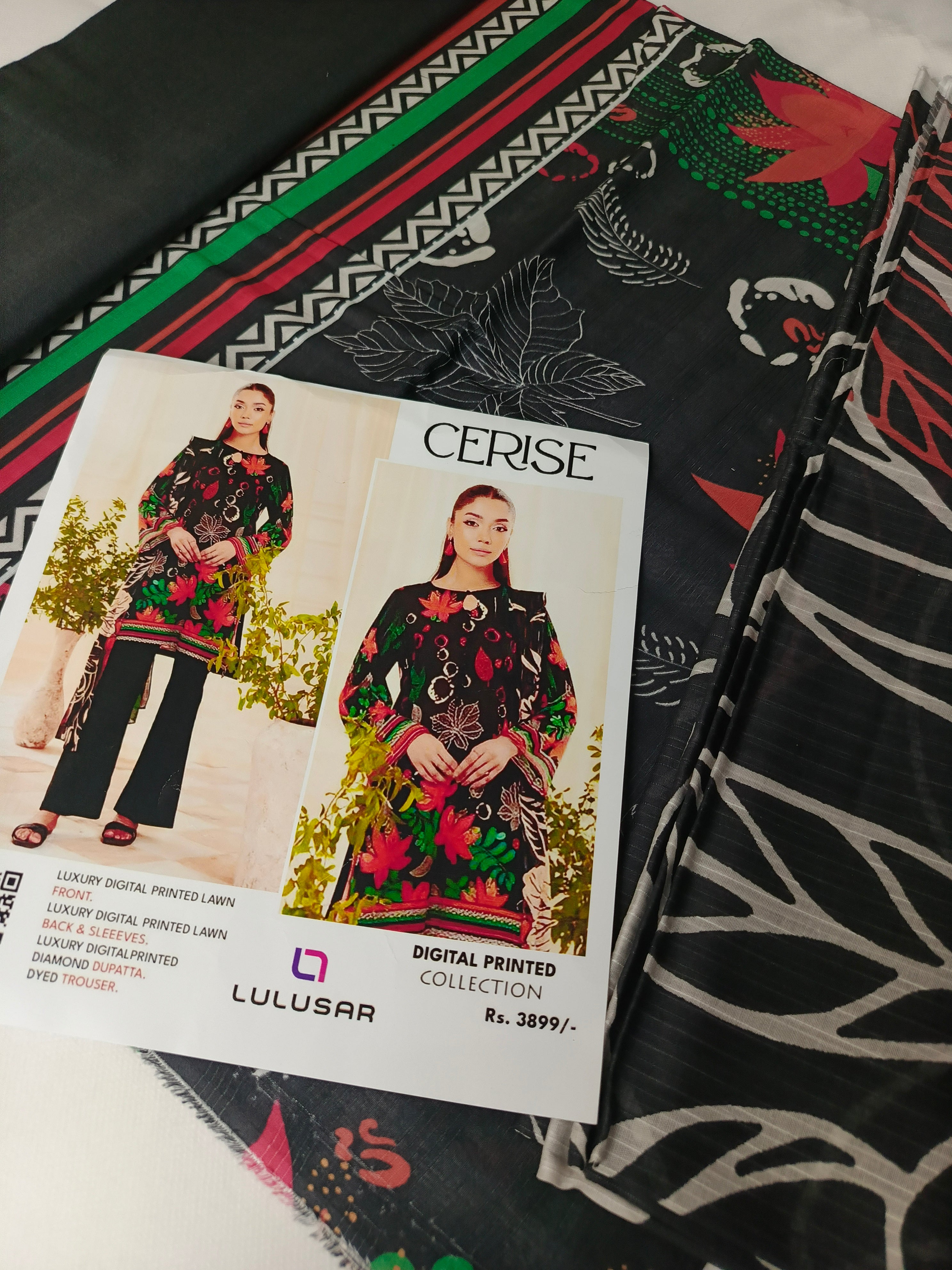 Unstitched - Lawn 3pc Printed Suit