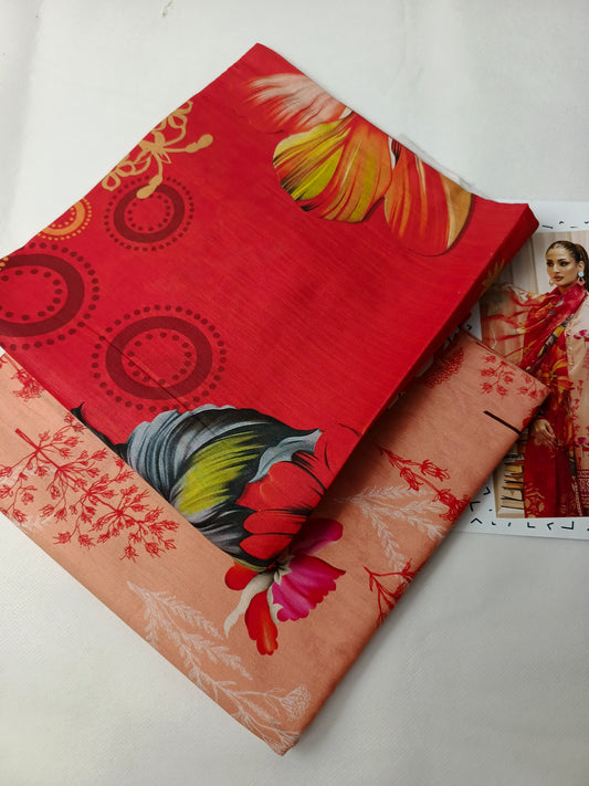 Unstitched - Lawn Allover 3pc Printed Suit