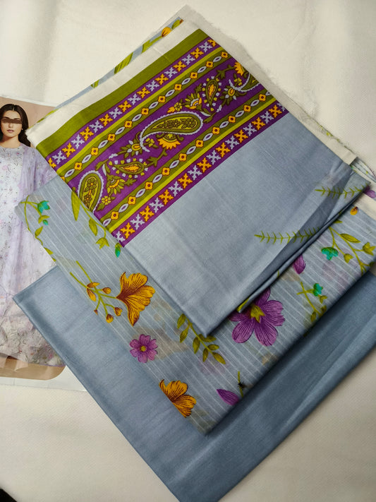 Unstitched - Lawn 3pc Printed Suit