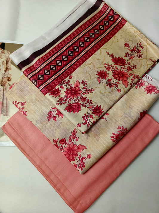 Unstitched - Lawn 3pc Printed Suit