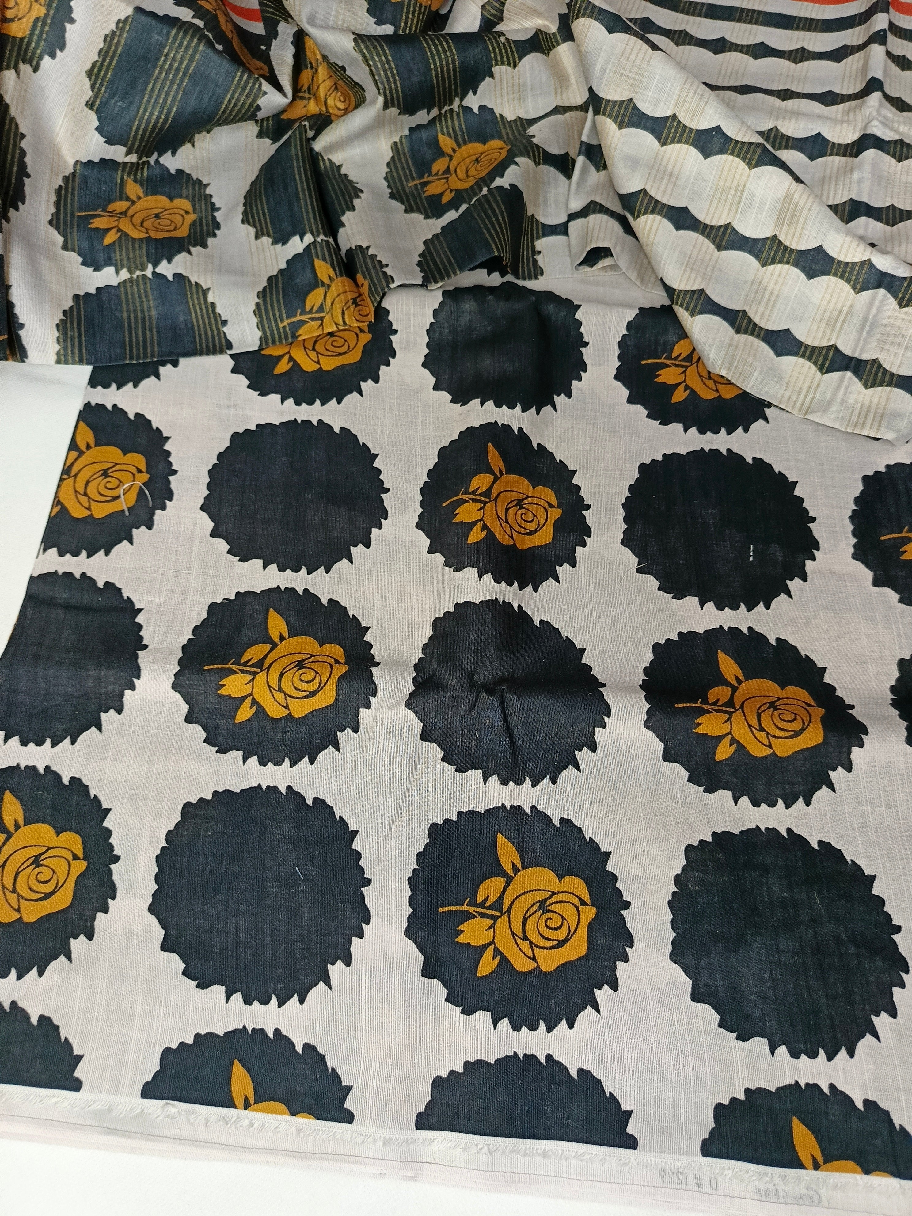 Unstitched - Khaddar 3pc Printed Suit