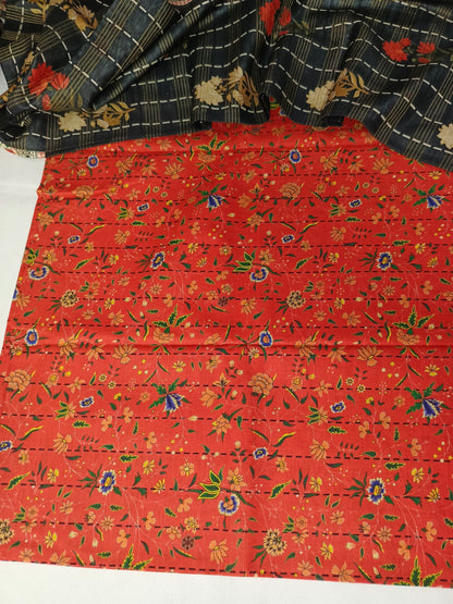 Unstitched - Khaddar 3pc Printed Suit