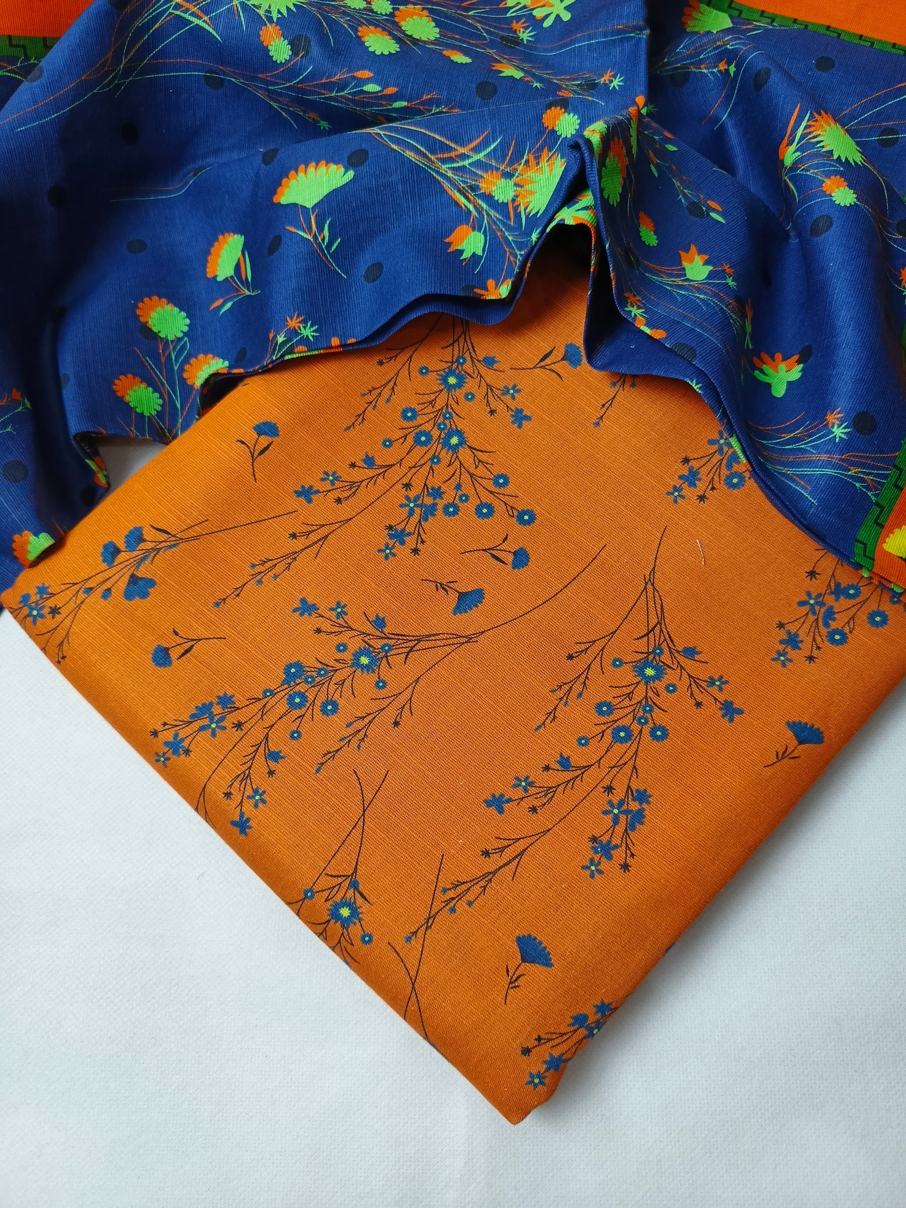 Unstitched - Khaddar 3pc Printed Suit
