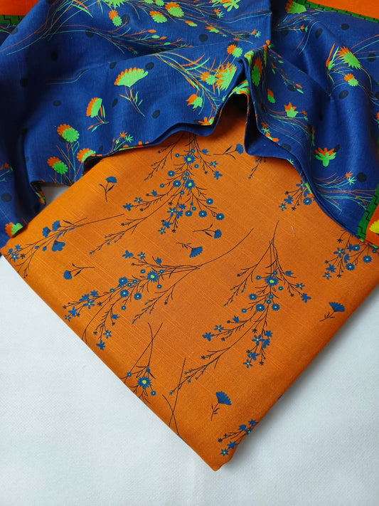 Unstitched - Khaddar 3pc Printed Suit