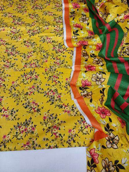 Unstitched - Khaddar 3pc Printed Suit