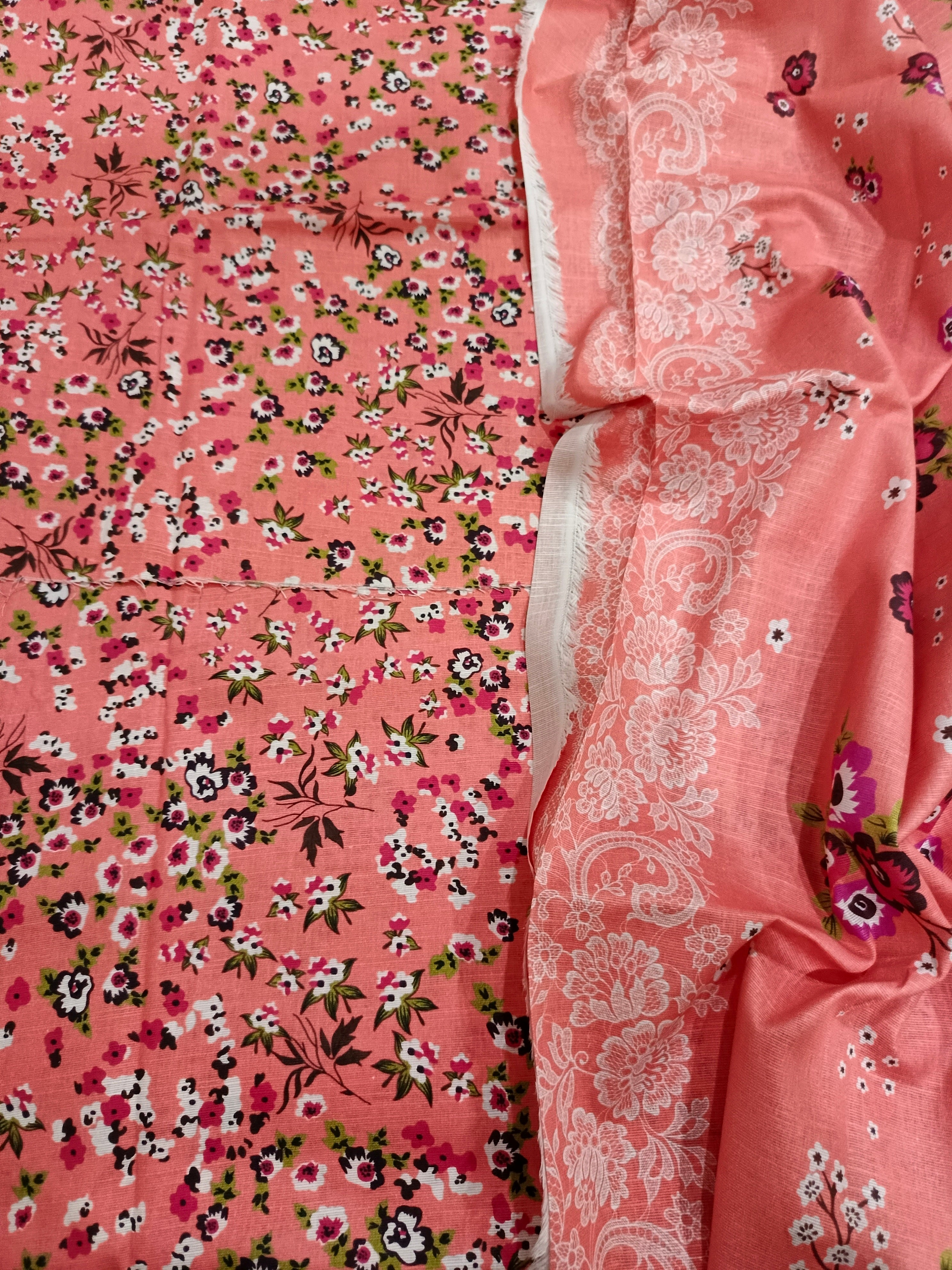 Unstitched - Khaddar 3pc Printed Suit