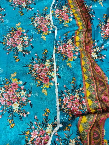 Unstitched - Khaddar 3pc Printed Suit