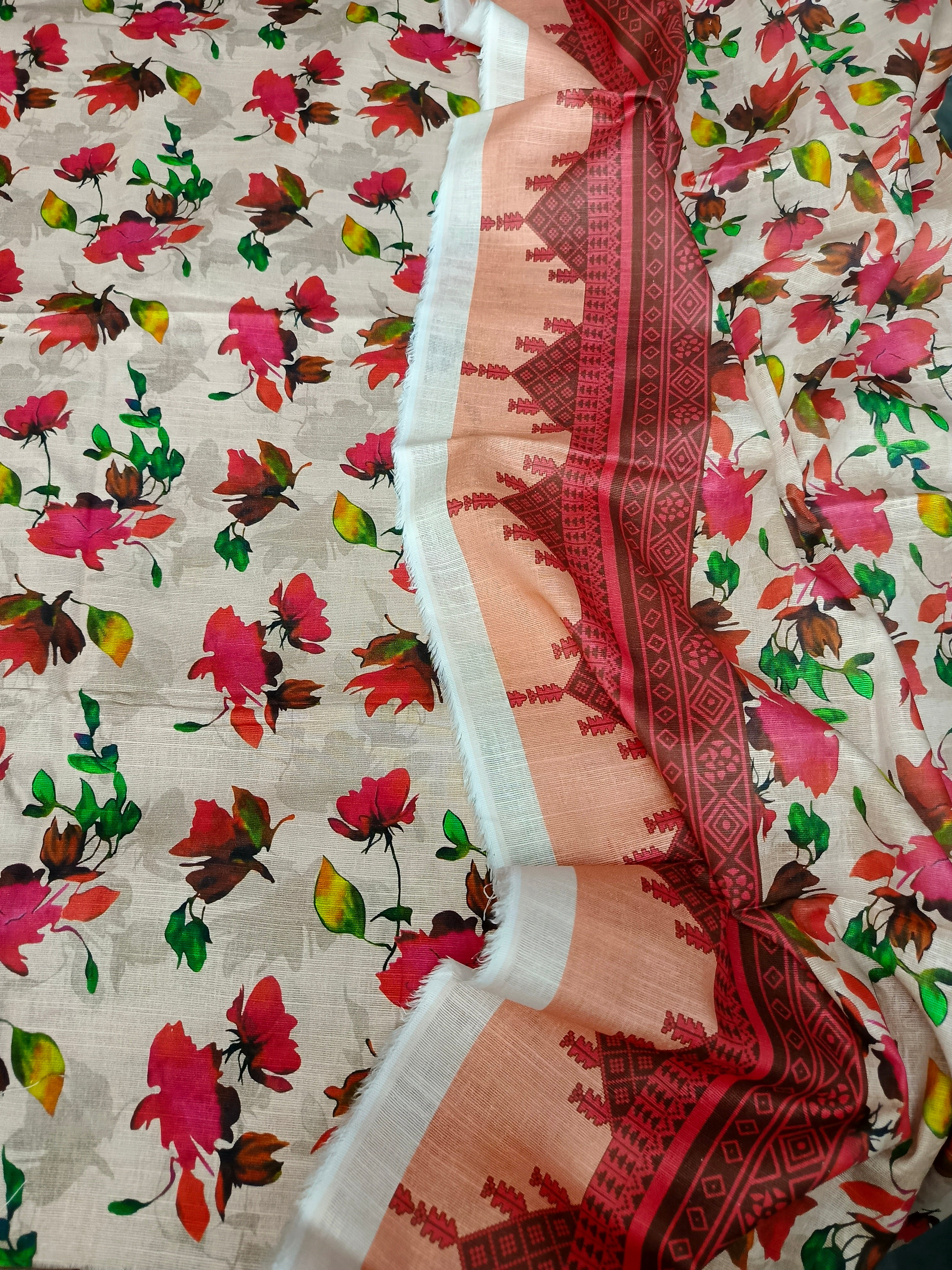 Unstitched - Khaddar 3pc Printed Suit