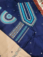 Unstitched - Dhanak 3pc Embroidered Suit