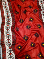 Unstitched - Dhanak 3pc Embroidered Suit
