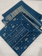 Unstitched - Dhanak 3pc Embroidered Suit
