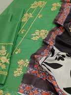 Unstitched - Dhanak 3pc Embroidered Suit