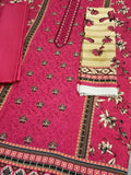 Unstitched - Khaddar 3pc Embroidered Suit