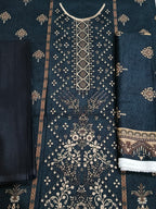 Unstitched - Khaddar 3pc Embroidered Suit