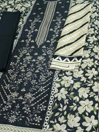 Unstitched - Khaddar 3pc Embroidered Suit