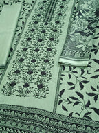 Unstitched - Khaddar 3pc Embroidered Suit