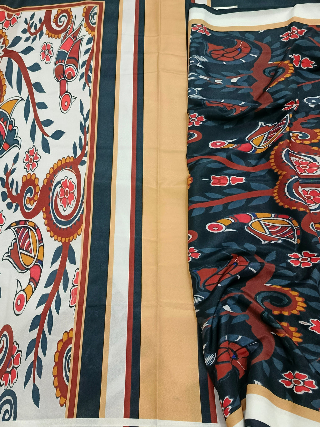 Unstitched Karandi Co-Ord Printed Suit