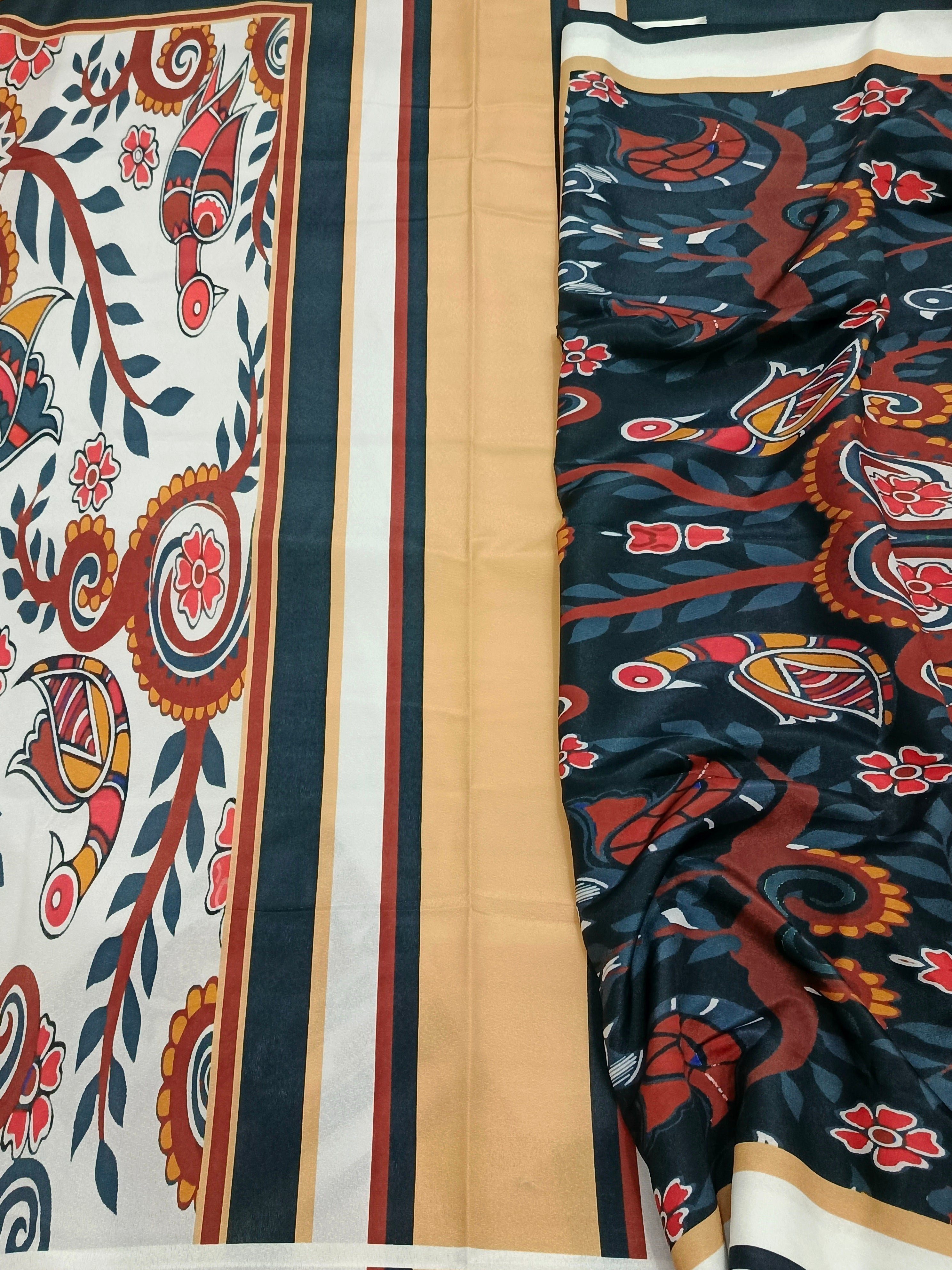 Unstitched Karandi Co-Ord Printed Suit