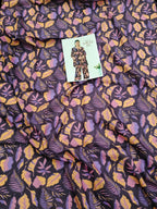 Abstract Leaf All-Over Printed Chamki Linen 2-Piece Suit