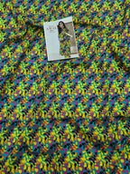 Multicolor All-Over Printed Chamki Linen 2-Piece Suit