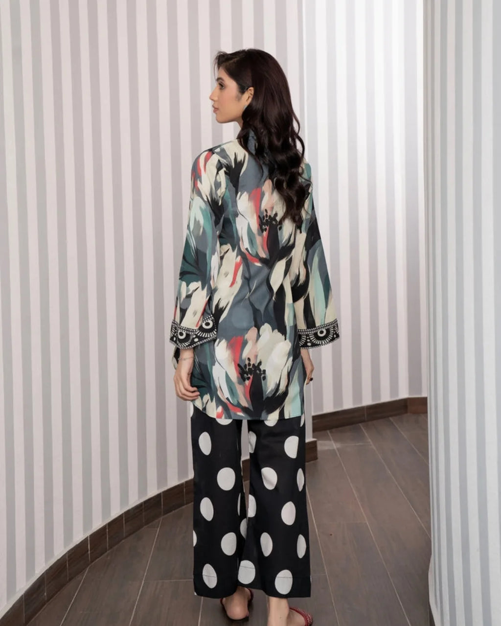 Unstitched Karandi Co-Ord Printed Suit
