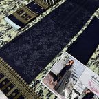 Unstitched - Khaddar 3pc Embroidered Suit