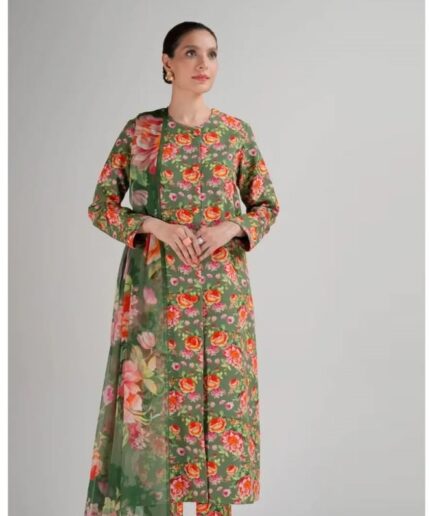 Unstitched - Lawn 3pc Printed Suit