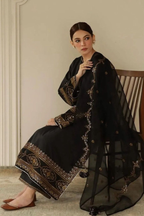 Dyot - Premium Unstitched - Embroidered Lawn 3pc Suit