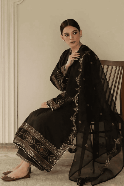 Dyot - Premium Unstitched - Embroidered Lawn 3pc Suit