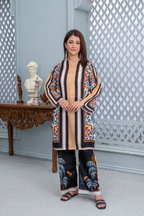 Unstitched Karandi Co-Ord Printed Suit
