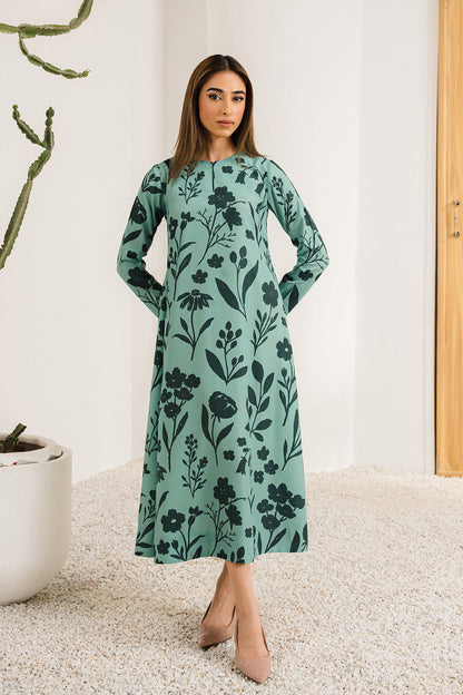 Unstitched - Silk 3pc Printed Suit
