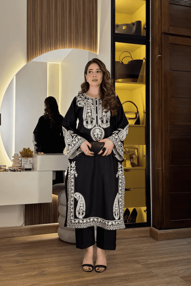 Adan Libas - Premium Unstitched - Embroidered Lawn 3pc Suit