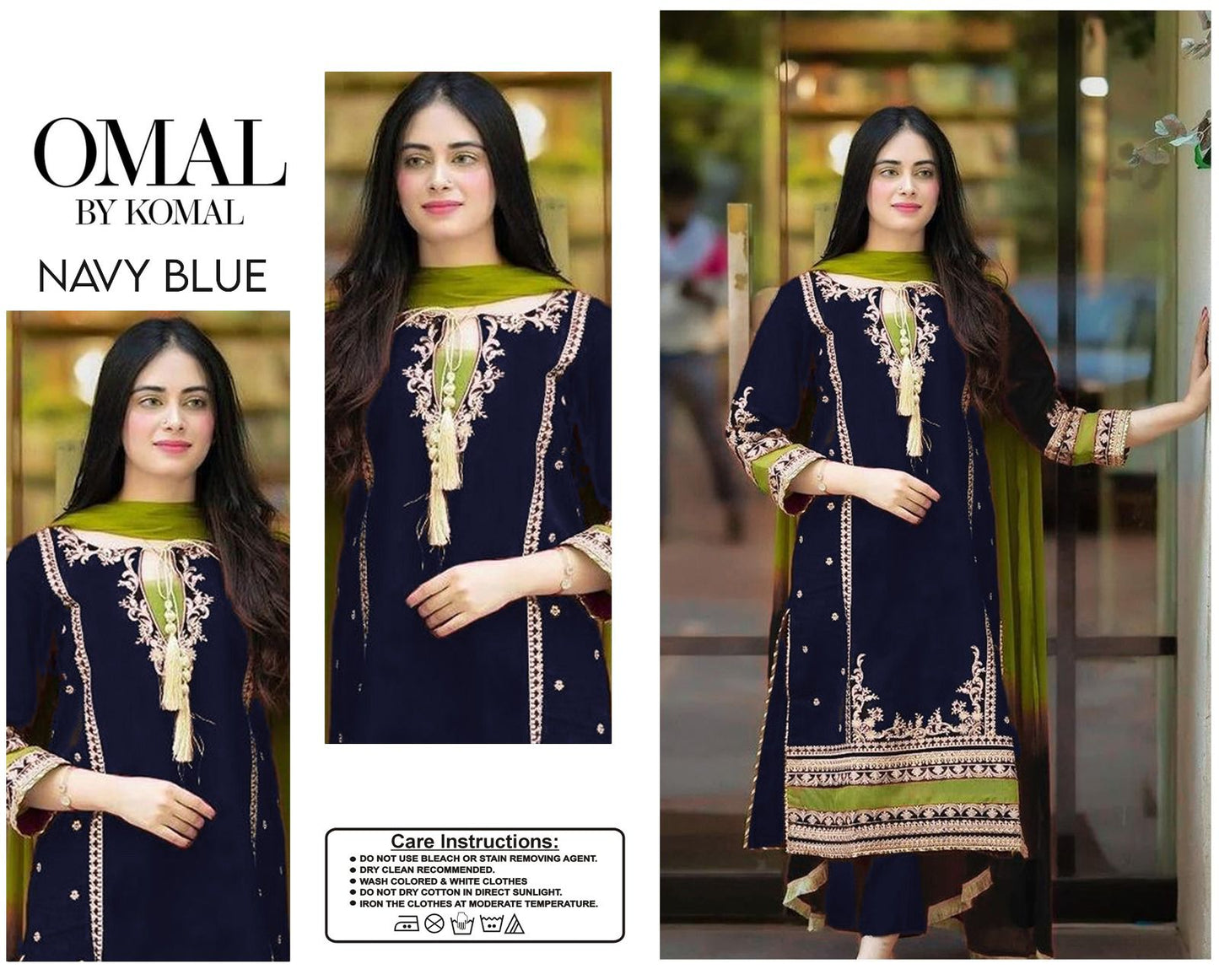 Premium Unstitched - Lawn 3pc Embroidered Suit