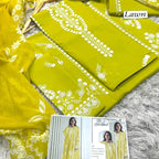 Cross Stitch - Premium Unstitched - Embroidered Lawn 3pc Suit