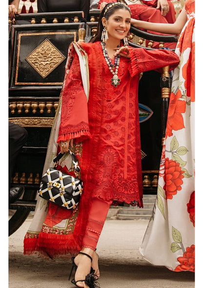 Unstitched - Dhanak 3pc Fully Embroidered Suit